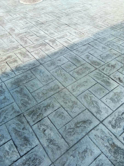 水泥壓花地坪